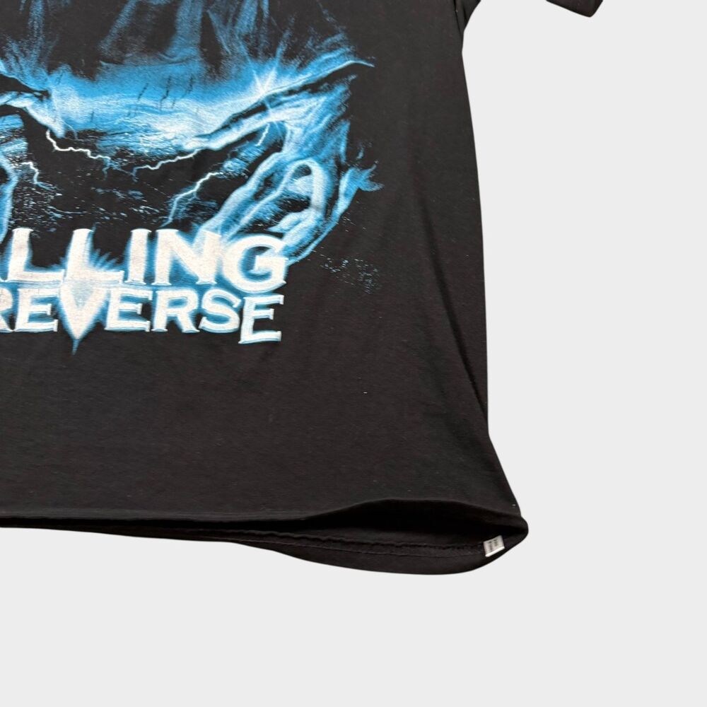 Falling In Reverse Shirt Mens Large Black Horror Vampire Graphic Metalcore Band - Picture 6 of 8